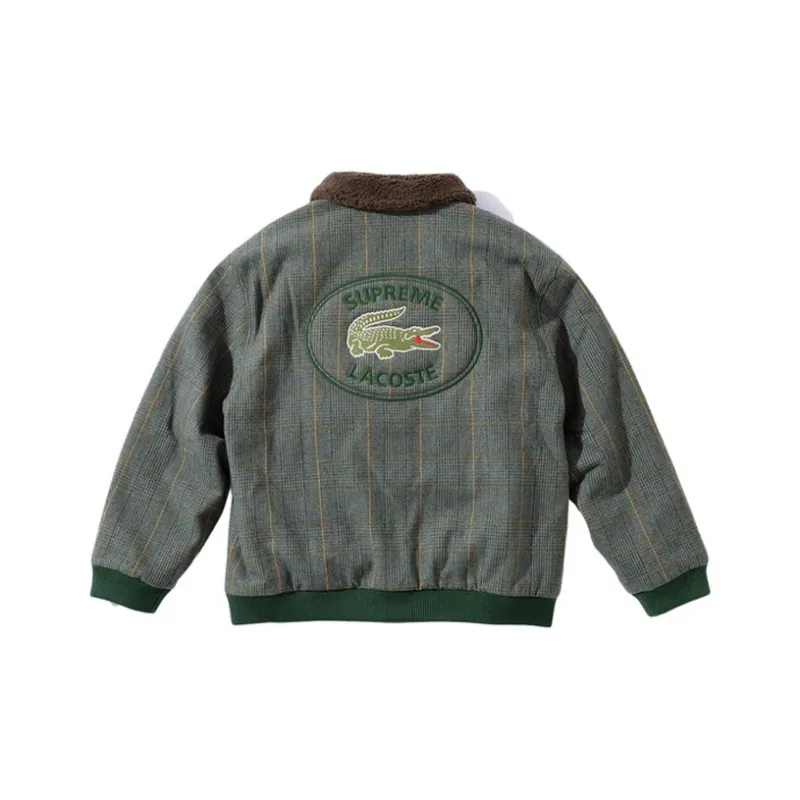 Supreme Lacoste Wool Bomber Jacket-0