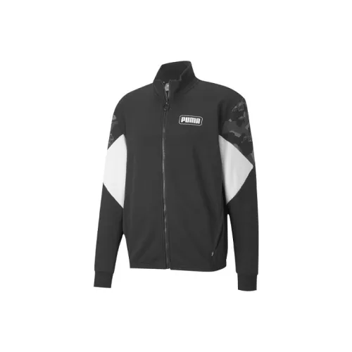 PUMA Rebel Camo Jacket Men's Black