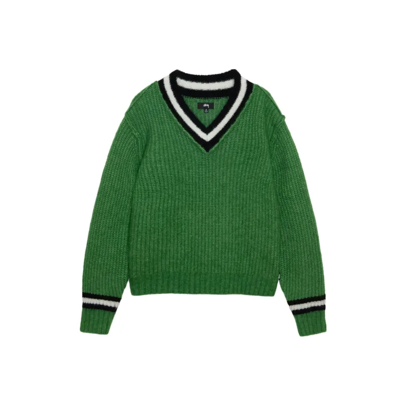 Stussy FW23 MOHAIR TENNIS SWEATER-0