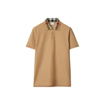 Burberry Vintage Check detail Cotton Polo Shirt