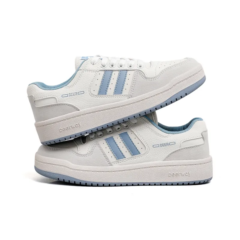 DEERWAY Height Increasing, Abrasion Resistant, Lightweight, And Breathable Low Top Casual Shoes Women's Sea Salt Blue-3