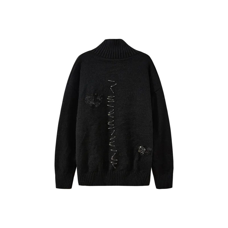 Non Allergic Sweaters Men Black-0
