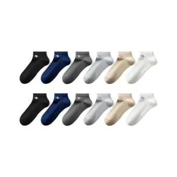 HLA The Mountain Is Not In The High Series Ankle Socks Men's 6 Pack