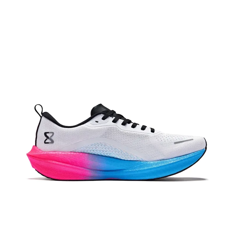 Erke Absolute Dust 4.0 Running Shoes Men Low Top Erke White Fluorescent Fuchsia-1