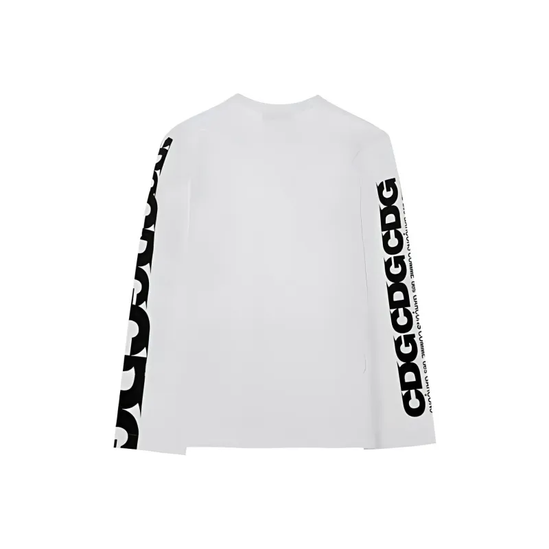 CDG T Shirts Unisex White-1