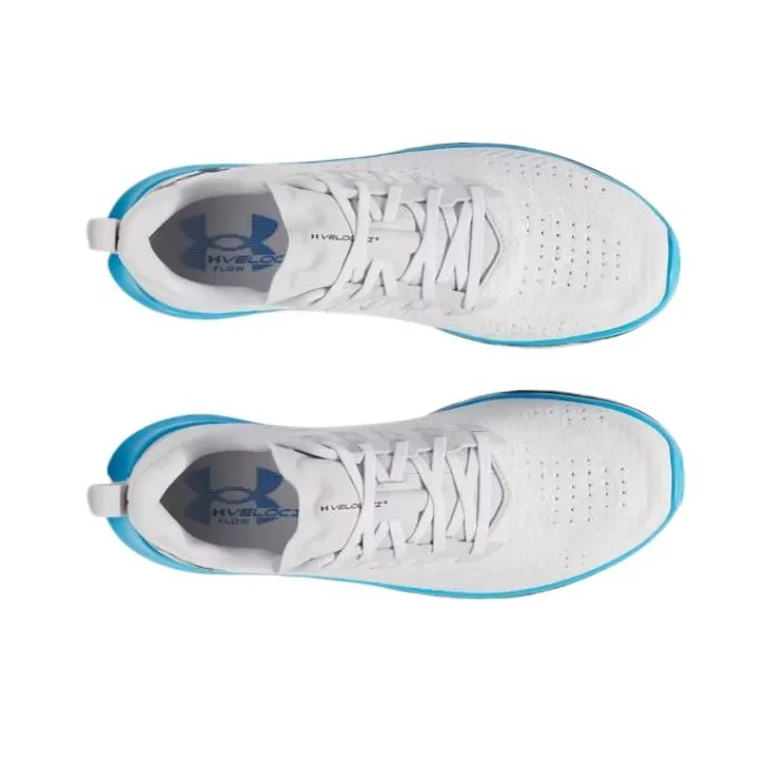 Under Armour Velociti 4 Cushioning Slip Resistant Low Top Running Shoes Men's White-3