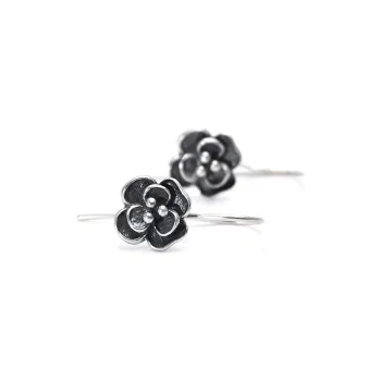 MUXIANG 925 Sterling Silver Earrings Unisex