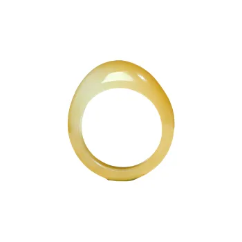 Jade Charm Yao Hetian Jade Rings Sugar Jade Unisex