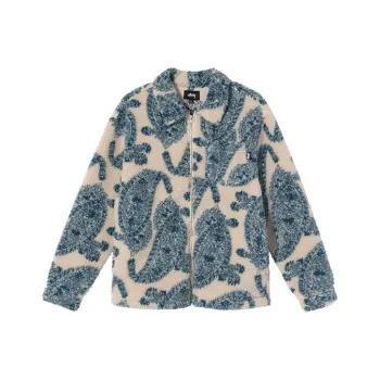 Stussy Big Paisley Full Zip Sherpa