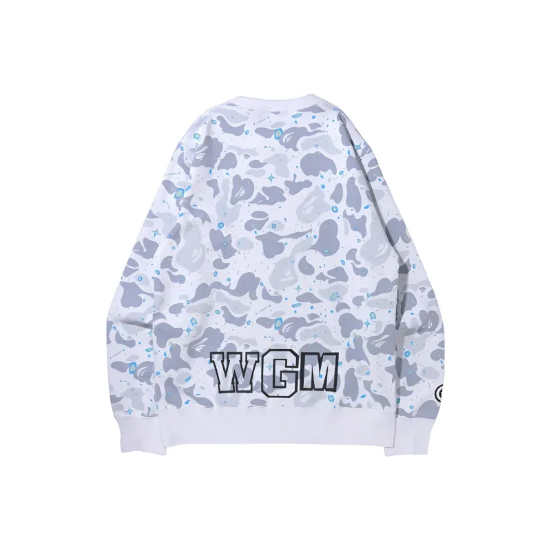 A BATHING APE Space Camo Shark Crewneck-3