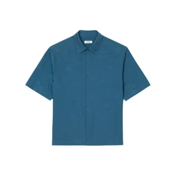 Sandro Floral Jacquard Shirt