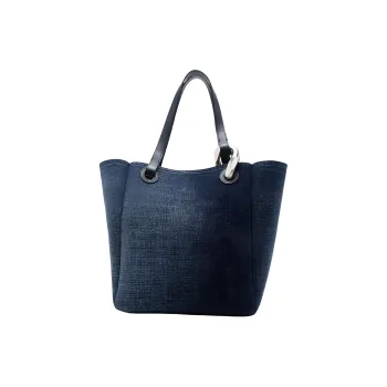 JW Anderson Fabric Tote Bag, Shopping Bag, Shoulder Bag Regular Women's Blue