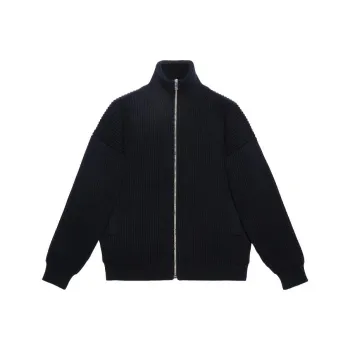GUCCI Logo Embroidered Zipped Sweater