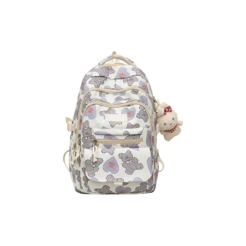 Single Warehouse Nylon Backpack Regular Women's Black/Blue/Pink/Purple