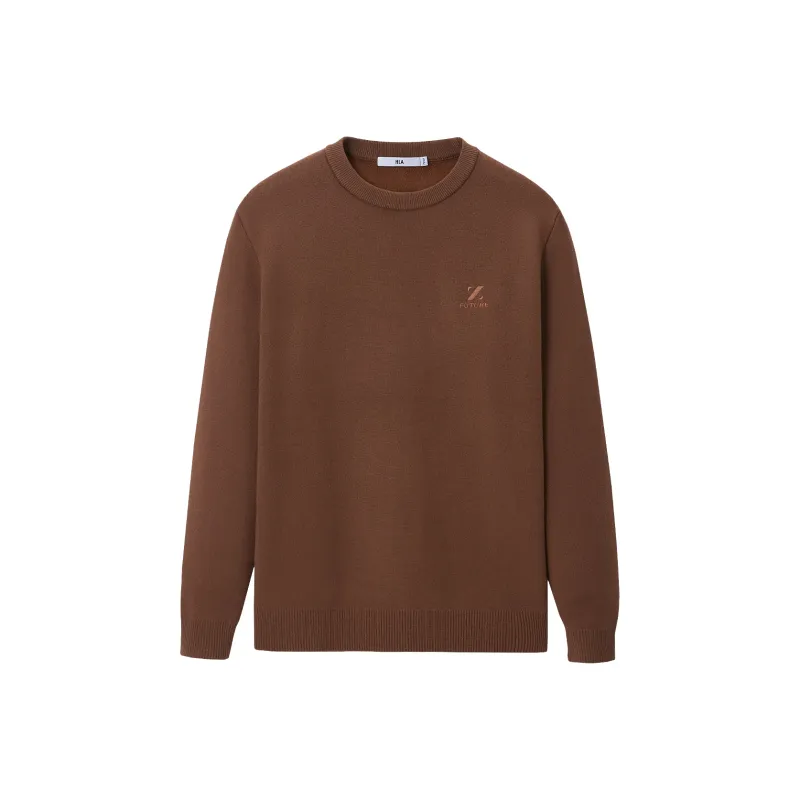 HLA Knitwear Men Dark Orange D6-0