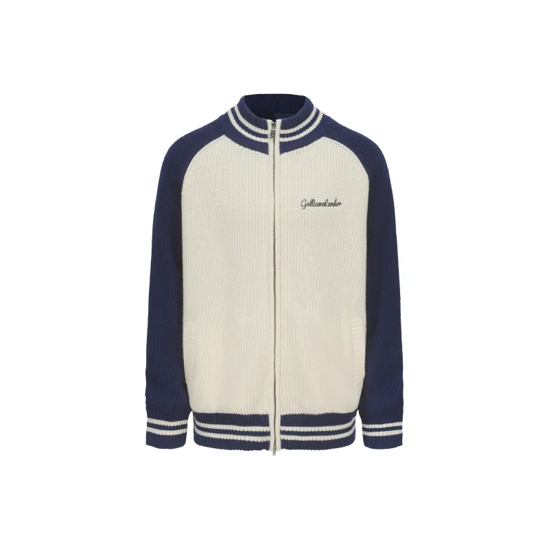 GALLIANO LANDOR Sweater Unisex Blue White-0