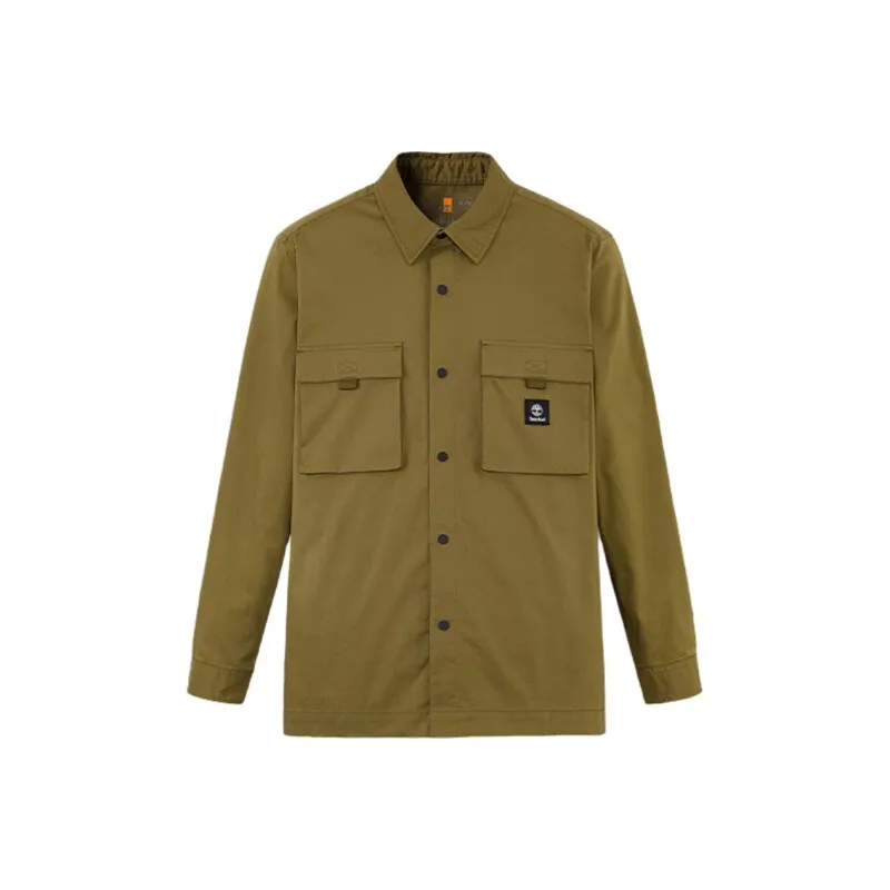 Timberland Shirt Men's Dark Olive Green-0