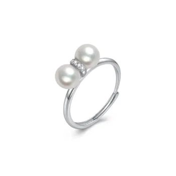 ZXIN JEWELRY Pearl Rings Women's