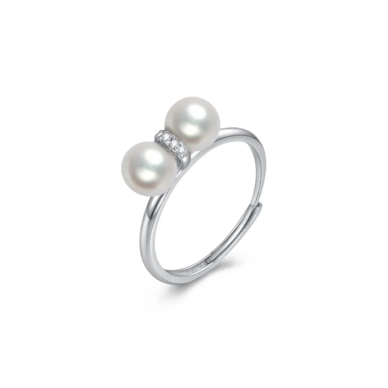 ZXIN JEWELRY Pearl Rings Women's-0