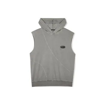 Cabbeen Tank Tops Men Medium Gray