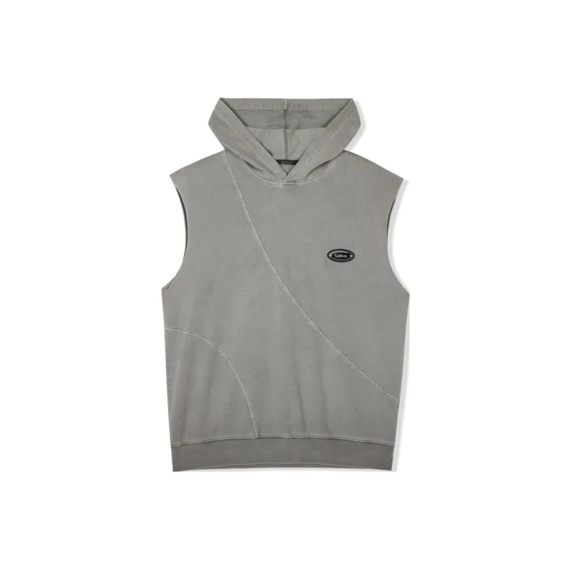 Cabbeen Tank Tops Men Medium Gray-0