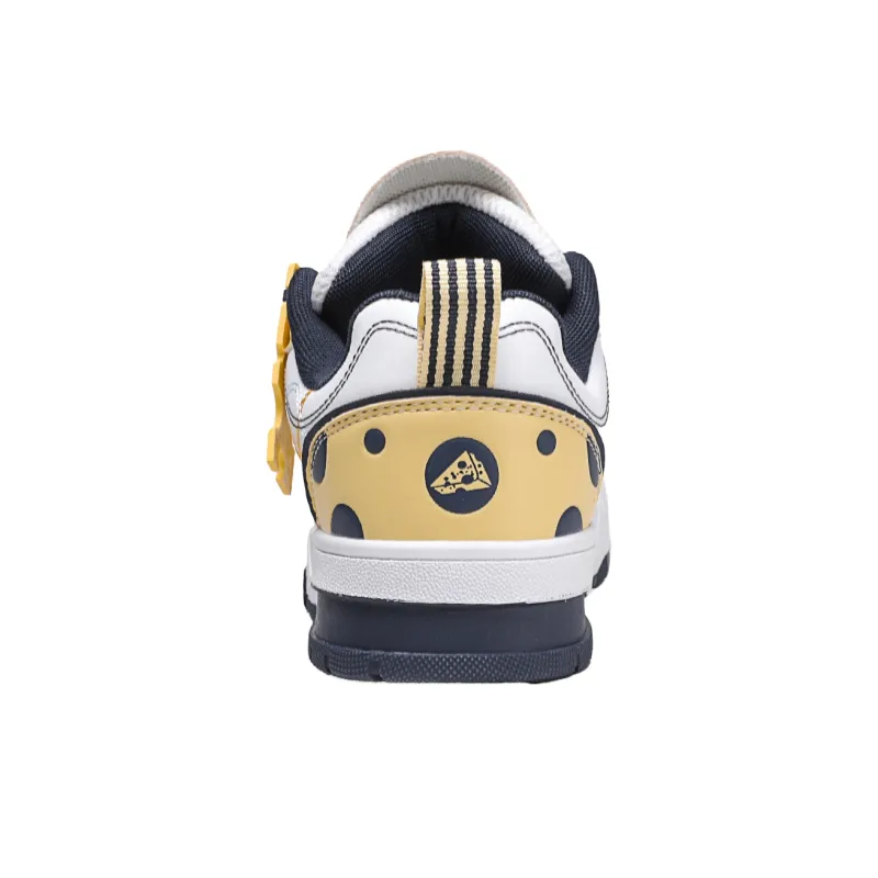 JEANSWEST Cheese Patchwork Trendy Slip Resistant, Abrasion Resistant, Breathable Low Top Skateboard Shoes Men's-12