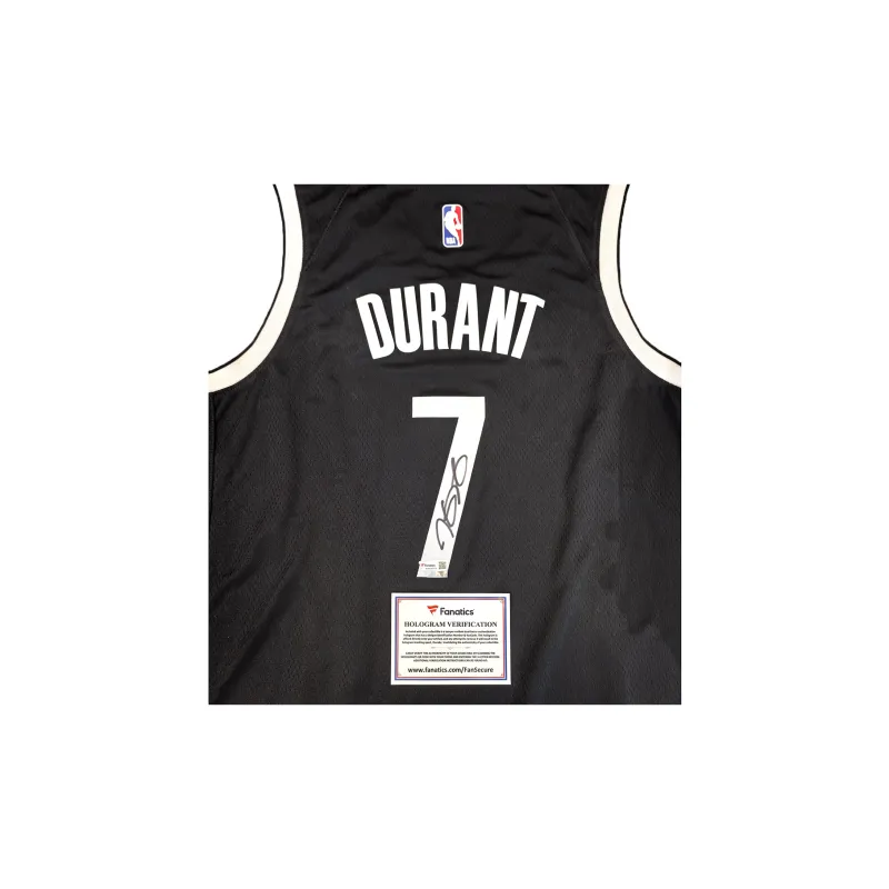 Huayitaojin Nets Basketball Fan Supplies With Fanatics Official Signed Company Certificate, Not Framed Black Unisex-2