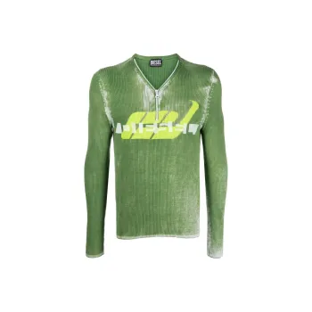 DIESEL Sweaters Men Green