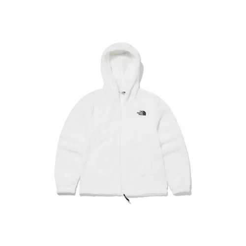 THE NORTH FACE COMFY Hooded Coat Couple's Unisex Ivory White