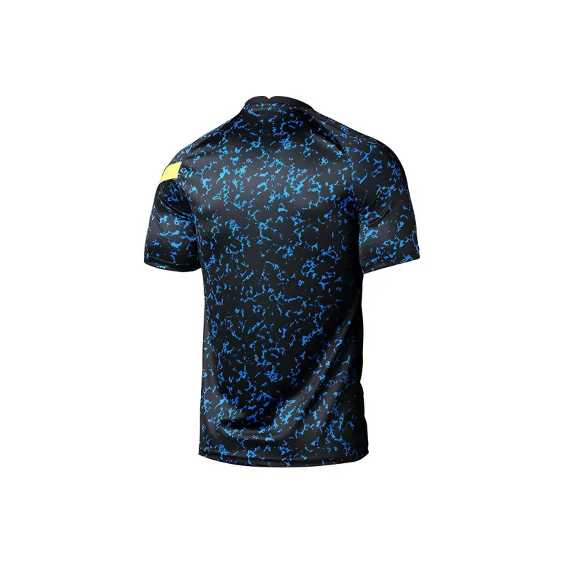 Nike T Shirts Men Blue Black-1