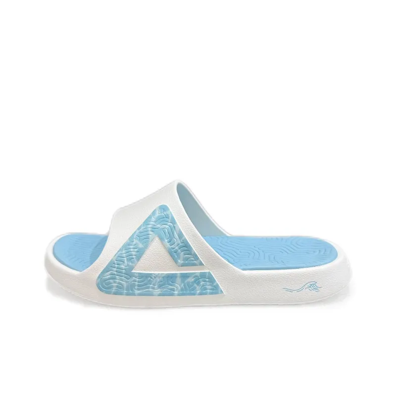 PEAK State Pole Guochuang Slippers Slip Resistant Odor Resistant Abrasion Resistant Slide Slippers Unisex Ocean Blue-0