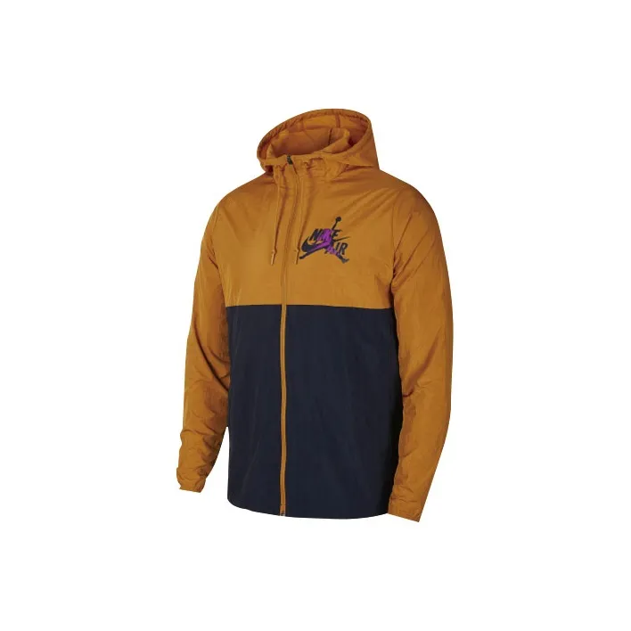 Jordan Air Jackets Men Orange Black-0