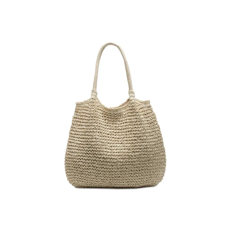 Wenpercy Straw Woven Shoulder Bag Regular Women's Multicolor-9