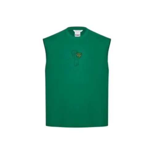 URBAN REVIVO Global Tank Top Men's Ice Cream Green