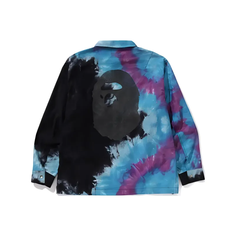 Bape Tie Dye Relaxed Fit Cpo Shirt-3