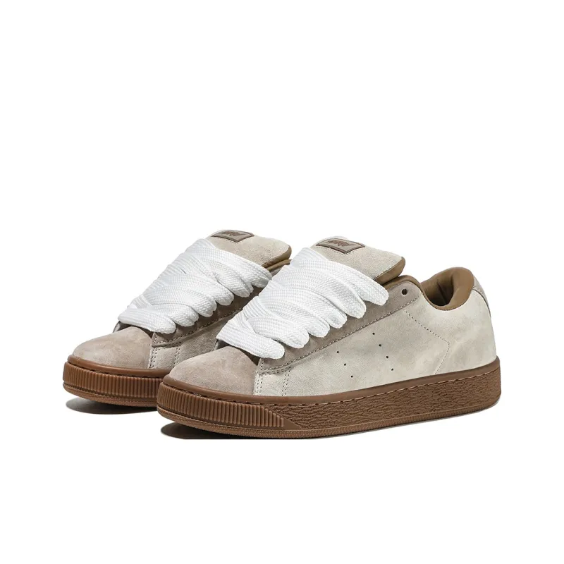 FERW Cocoa Cruise Coverage Slip Resistant, Balanced, And Breathable Low Top Skateboard Shoes Unisex Tea Brown-2