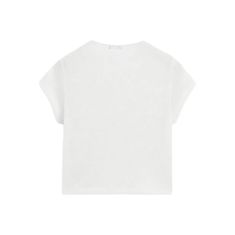 Massimo Dutti T Shirt Women's Silver-1
