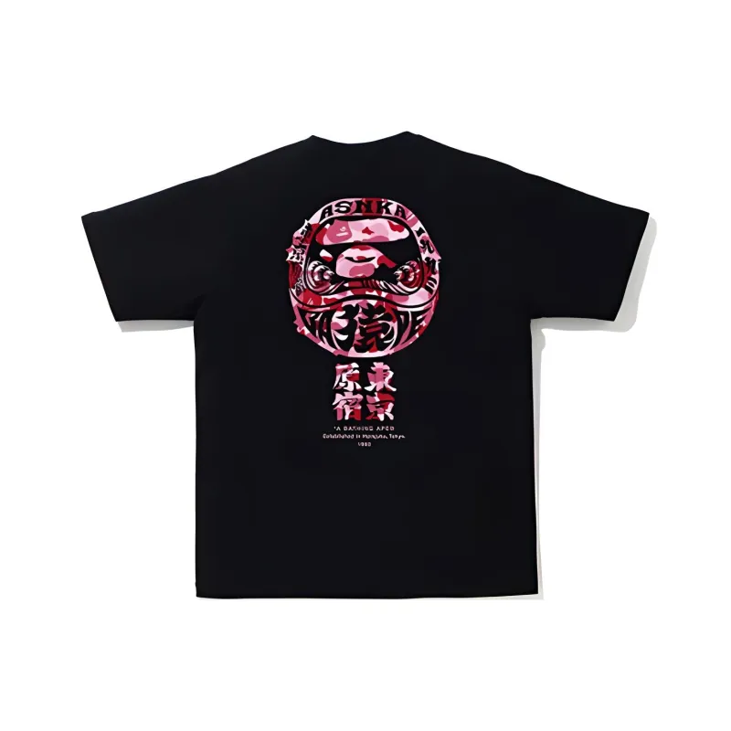 A BATHING APE Abc Camo Daruma Tee-3
