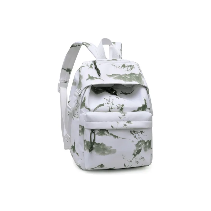 Single Warehouse Nylon Backpack Unisex Multicolor-10