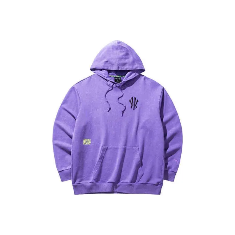 Anta Basketball Collection Sweatshirt Unisex Fluorescent Grape Purple-0