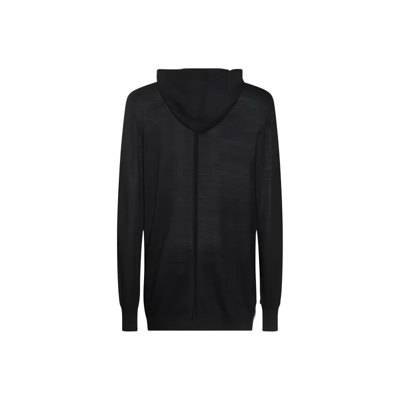 RICK OWENS Long Sleeved Oversized Hoodie-1