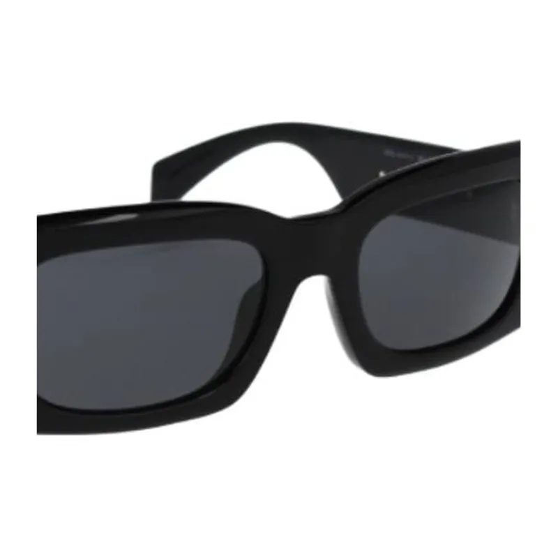 FANSIZHE Acetate Rectangular Sunglasses Women's Black-1