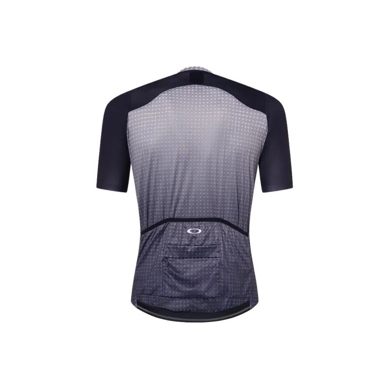 Oakley Endurance Dazzle Cycling Clothing Men's Black And Gray Striped Letter Combination-1