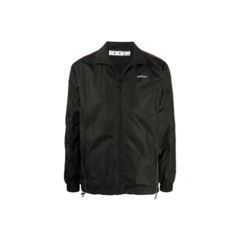 OFF WHITE Bookish Nylon Full Zip Jacket