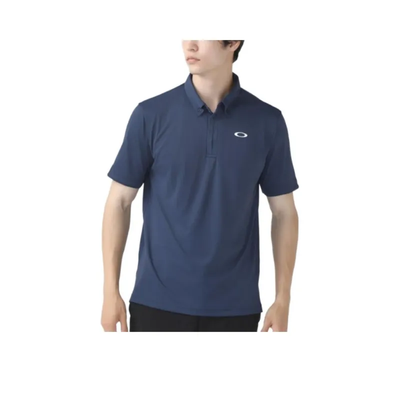 Oakley Polo Shirt Men's Marine Blue-0