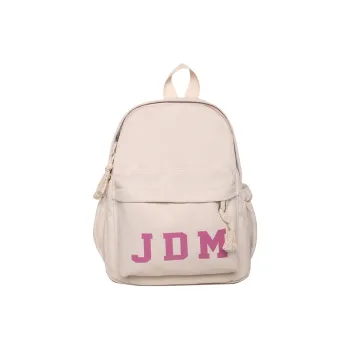 OURFUN Oxford Backpack Women's Ecru/Black/Pink/Sky Blue