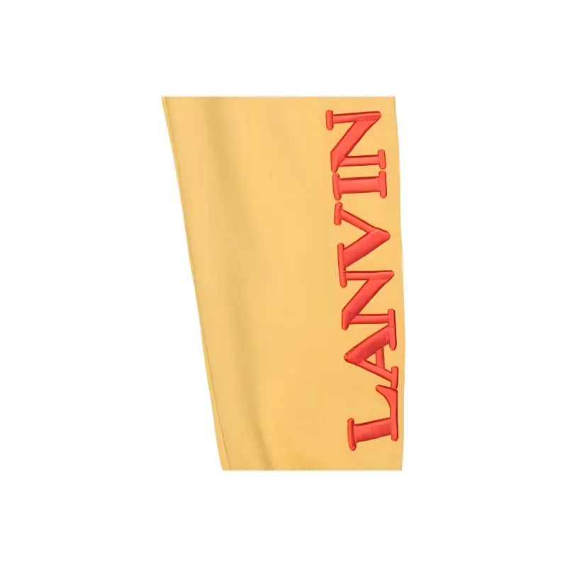 Lanvin X Future Logo Embroidered Sweatpants-4