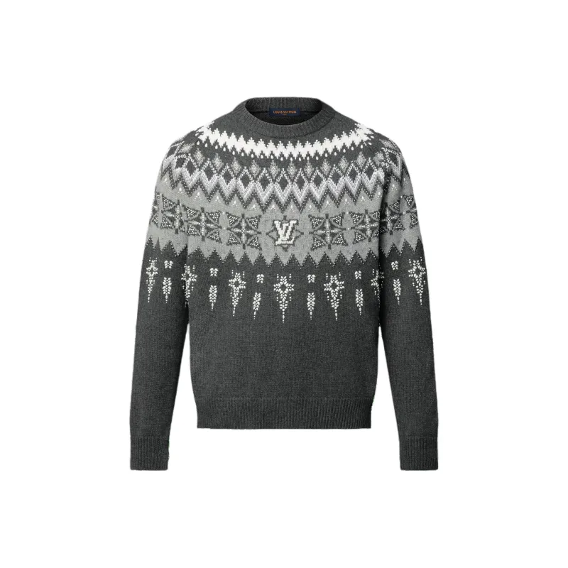 LOUIS VUITTON Embellished Wool Cashmere Blend Pullover-0