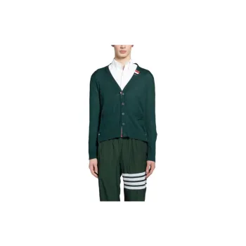 THOM BROWNE Button Up Knitted Cardigan