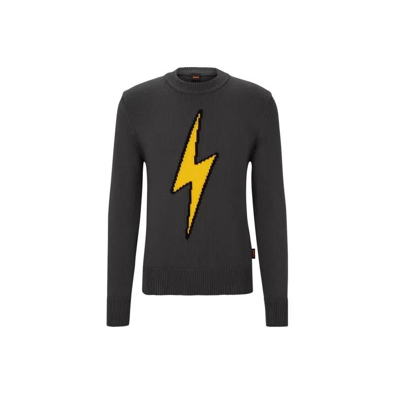 HUGO BOSS Sweaters Men Gray-0
